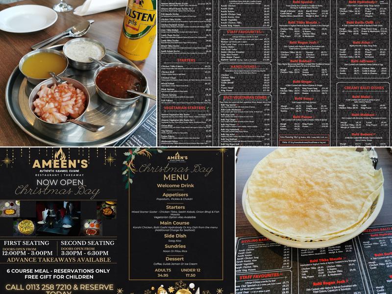 Ameen's Restaurant Menu