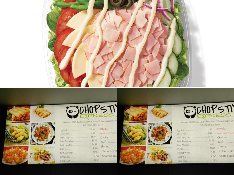 Subway Menu