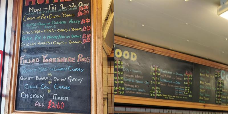 Woodside Stores Menu