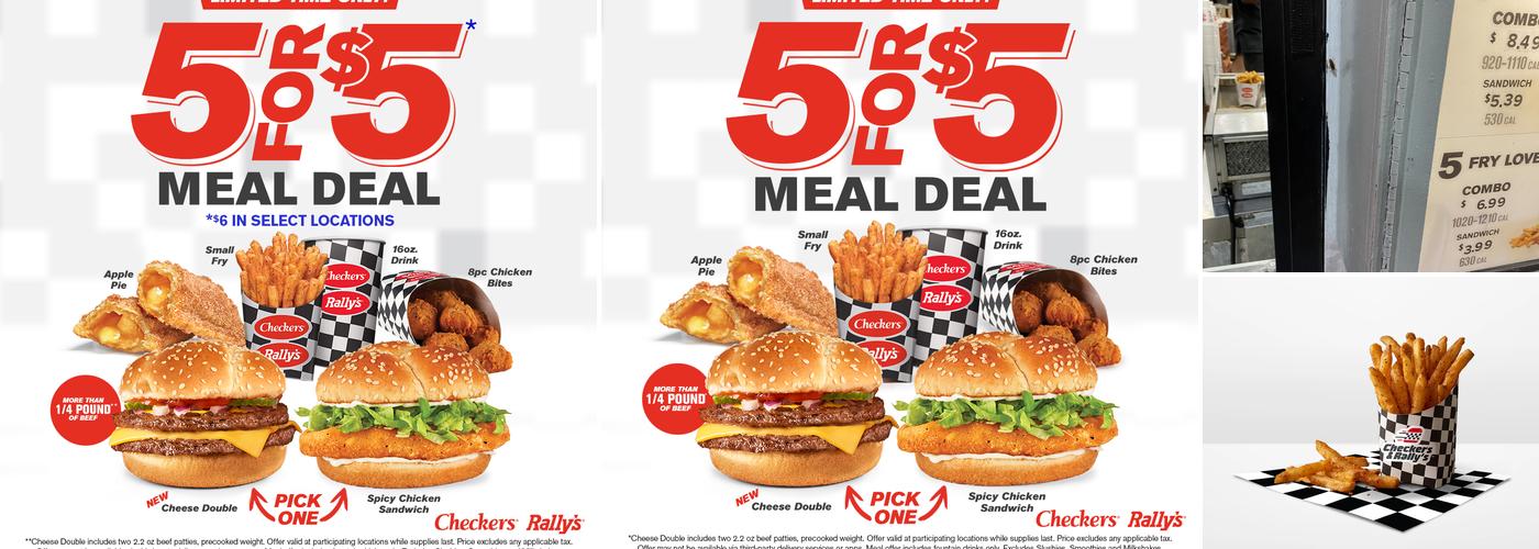 Checkers Menu