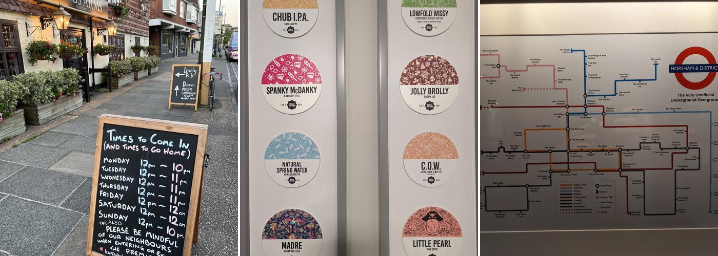 King's Arms, Horsham Menu