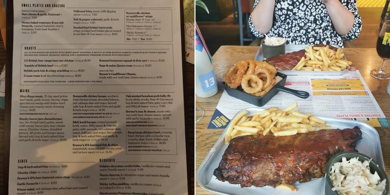 Brewhouse & Kitchen - Horsham Menu