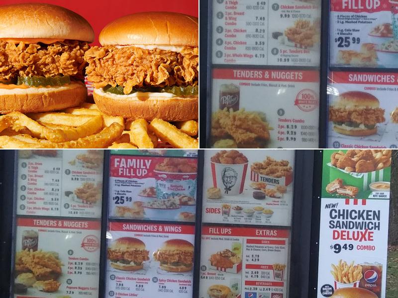 KFC Menu