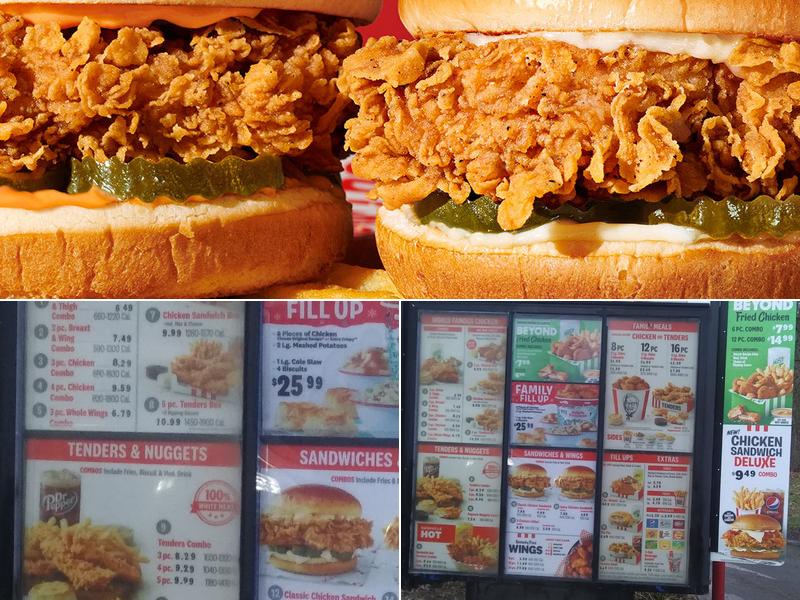 KFC Menu