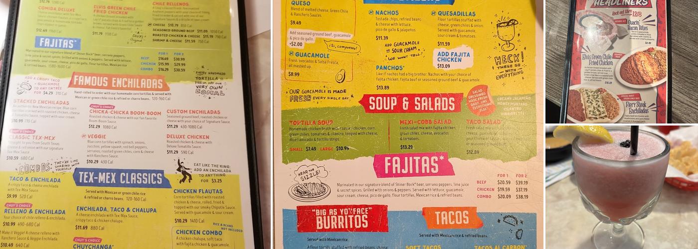 Chuy's Menu