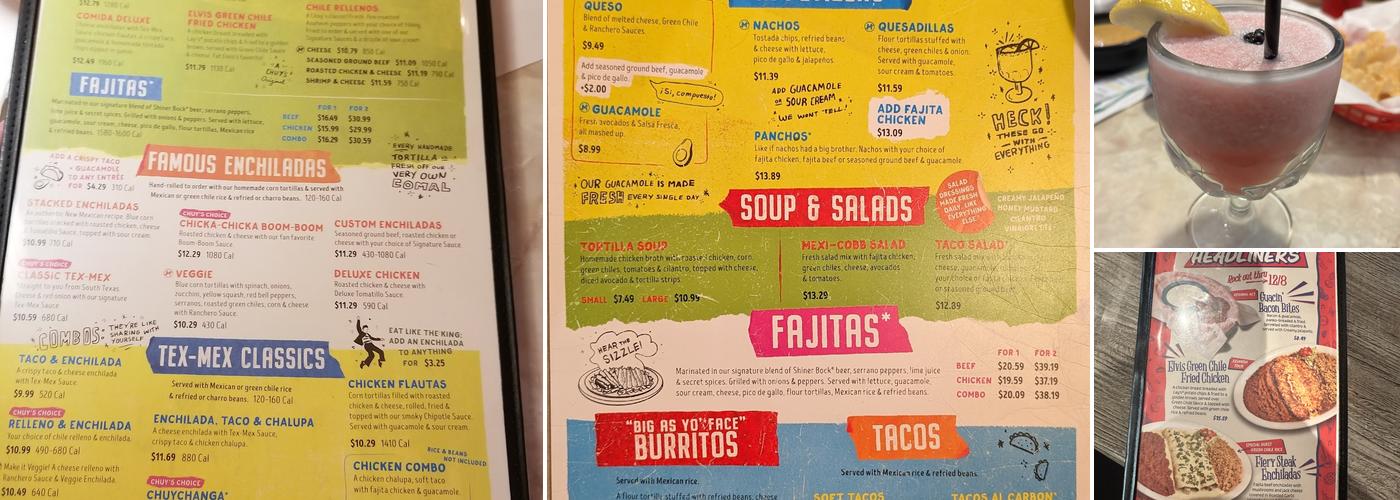 Chuy's Menu
