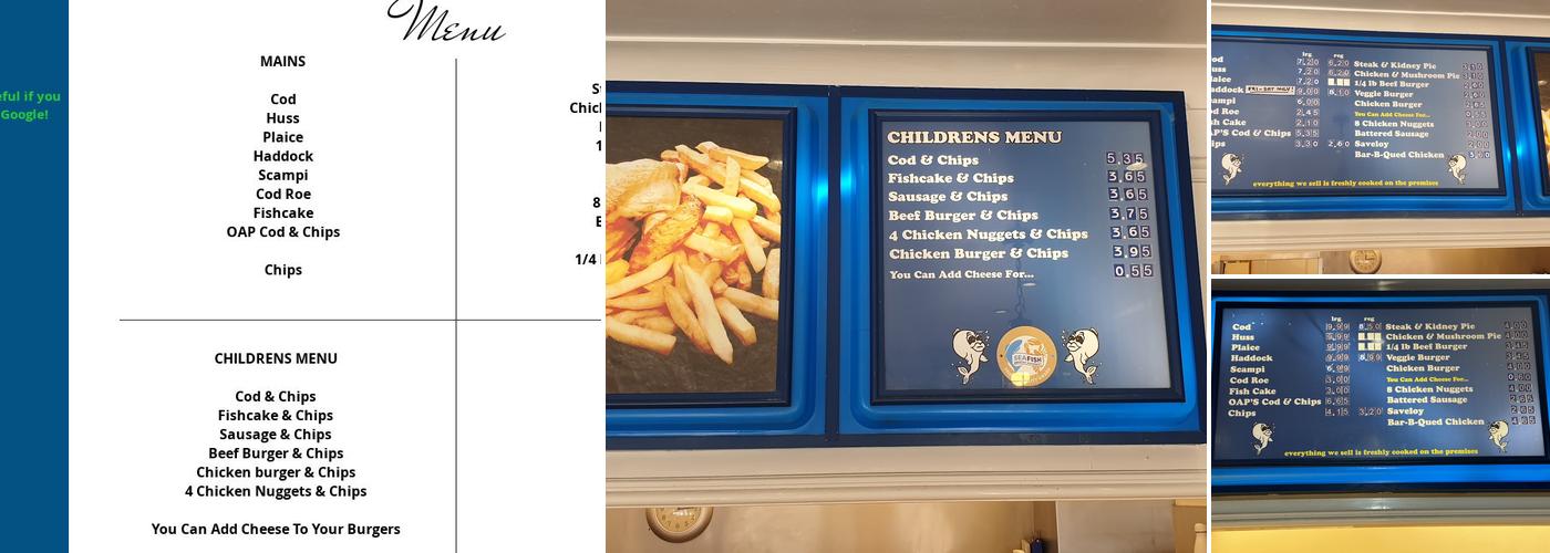 Mr Chips Menu