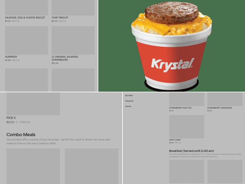 Krystal Menu