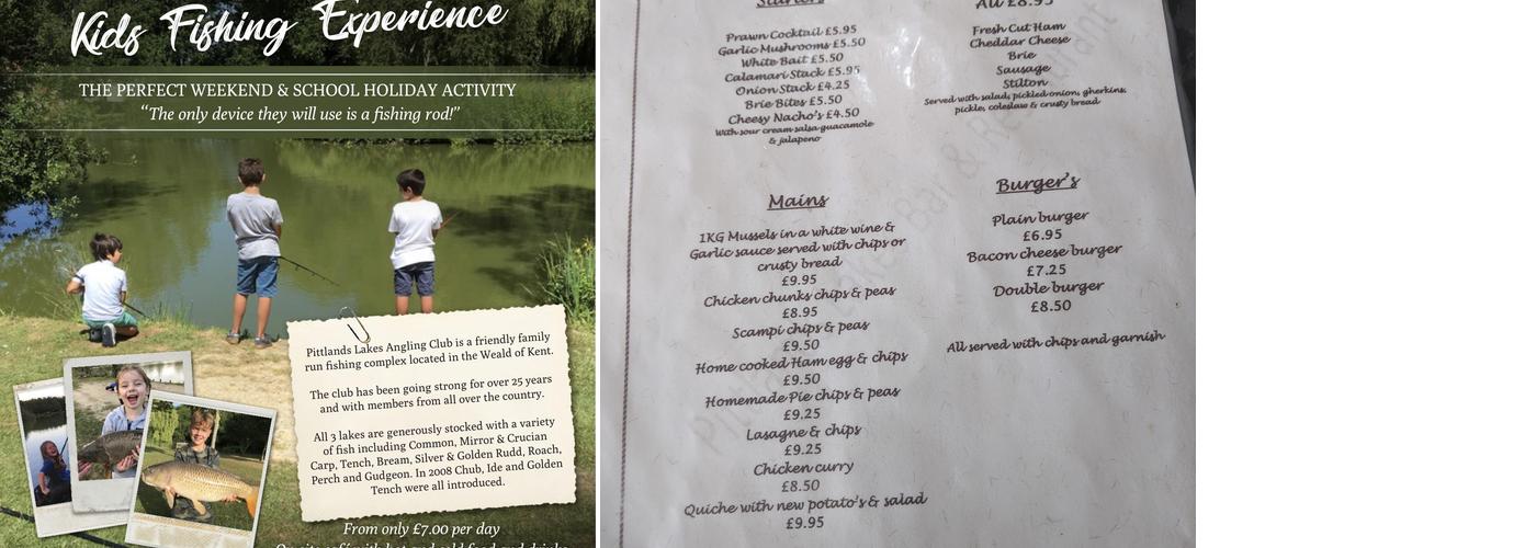 Pittlands Lakes Menu