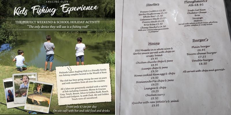 Pittlands Lakes Menu