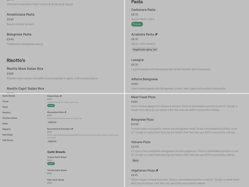 The Blue Olive Deli Menu