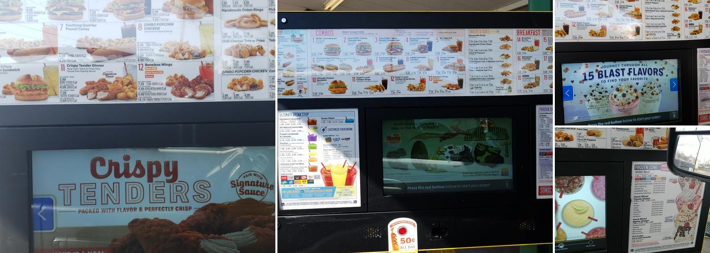 Sonic Drive-In Menu