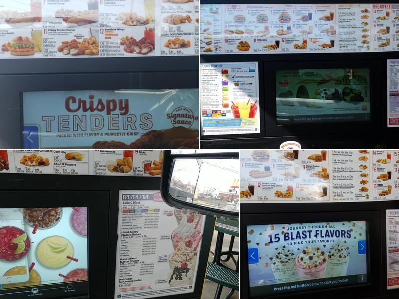 Sonic Drive-In Menu