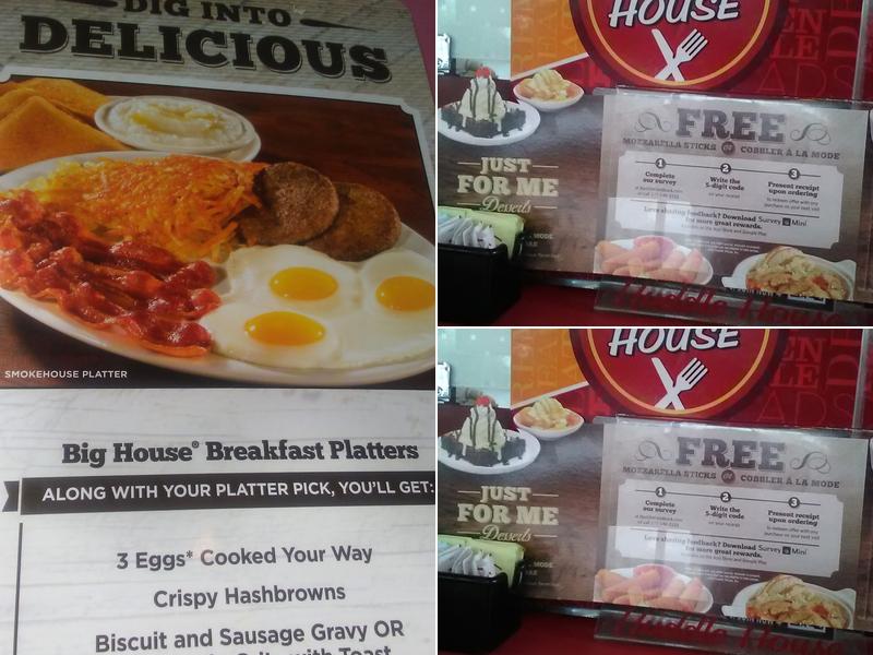 Huddle House Menu