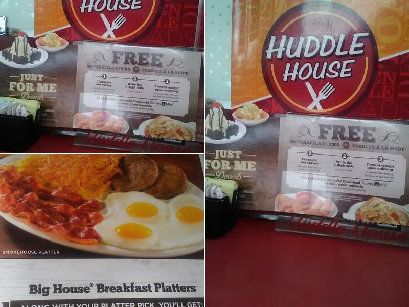 Huddle House Menu