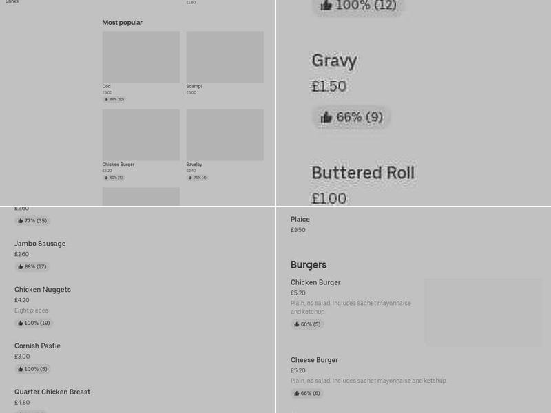 Chippy Chips Restaurant & Takeaway Menu