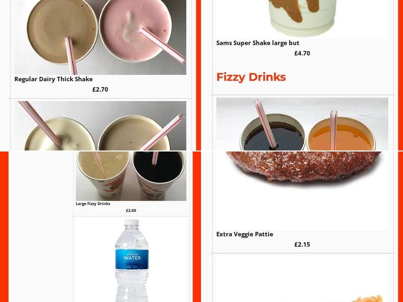 Uncle Sams Hamburger Express Hangleton - Brighton Menu