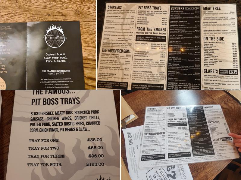 The Station Smokehouse Menu