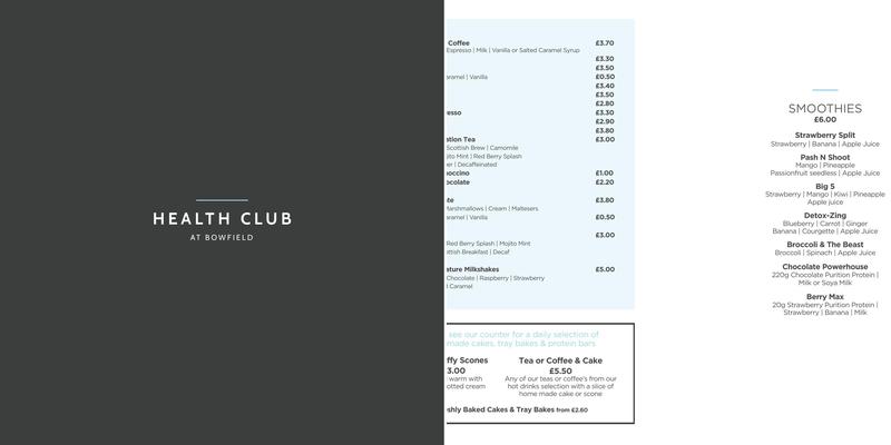 The Plumpy Duck Menu