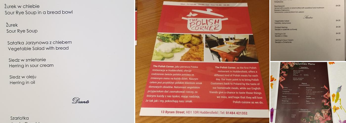 The Polish Corner Menu