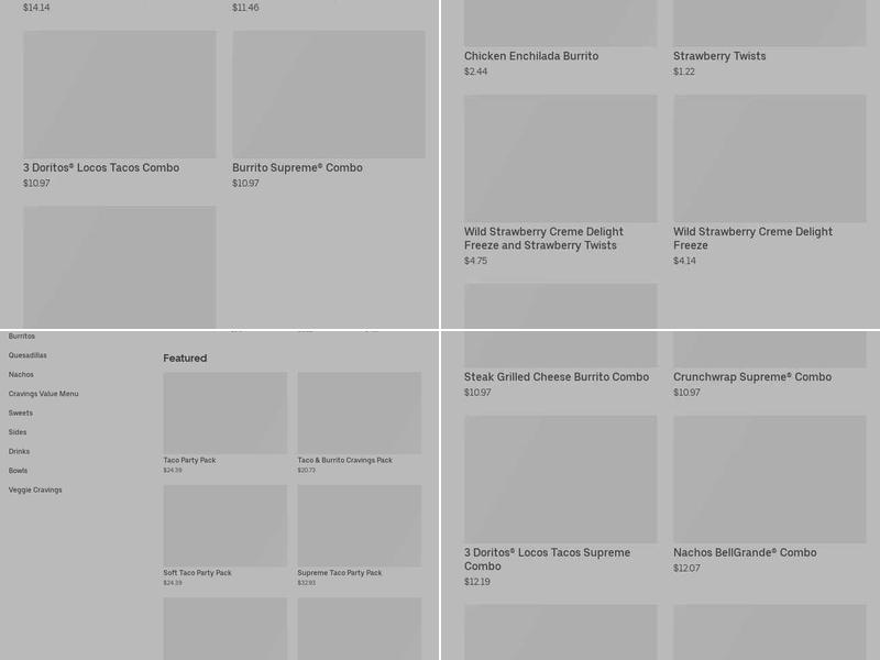 Taco Bell Menu
