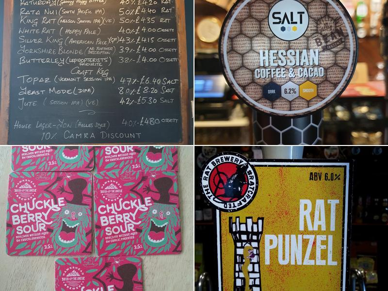 Rat and Ratchet Menu