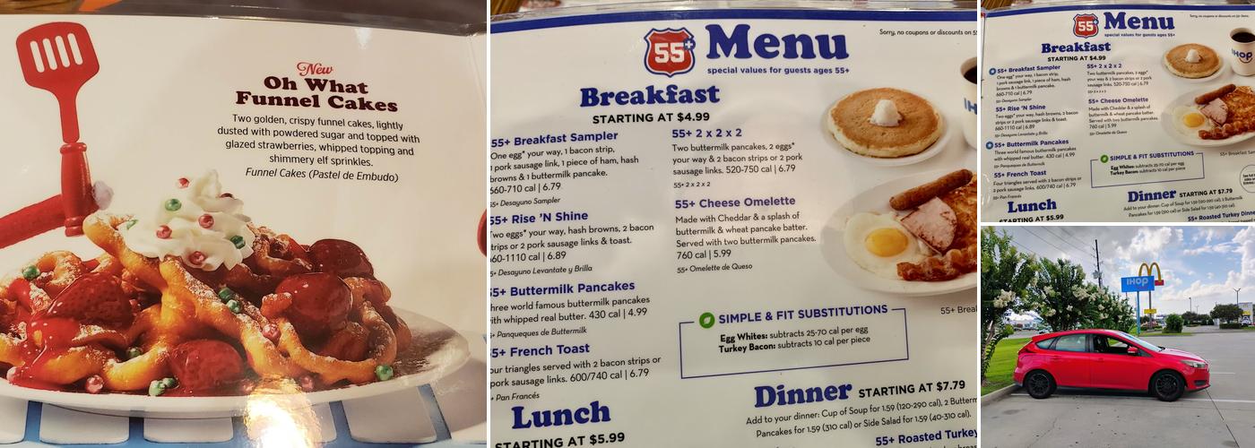 IHOP Menu