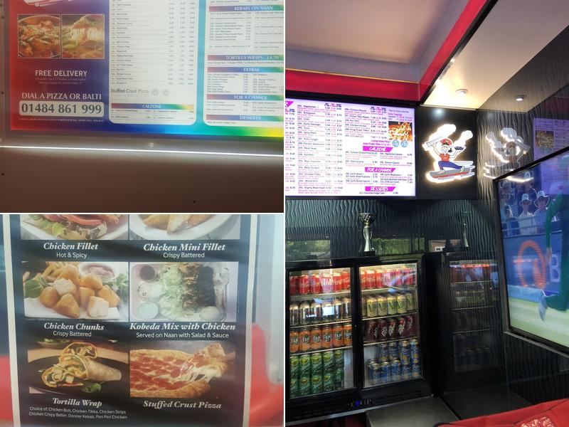 maxis balti and pizza bar Menu