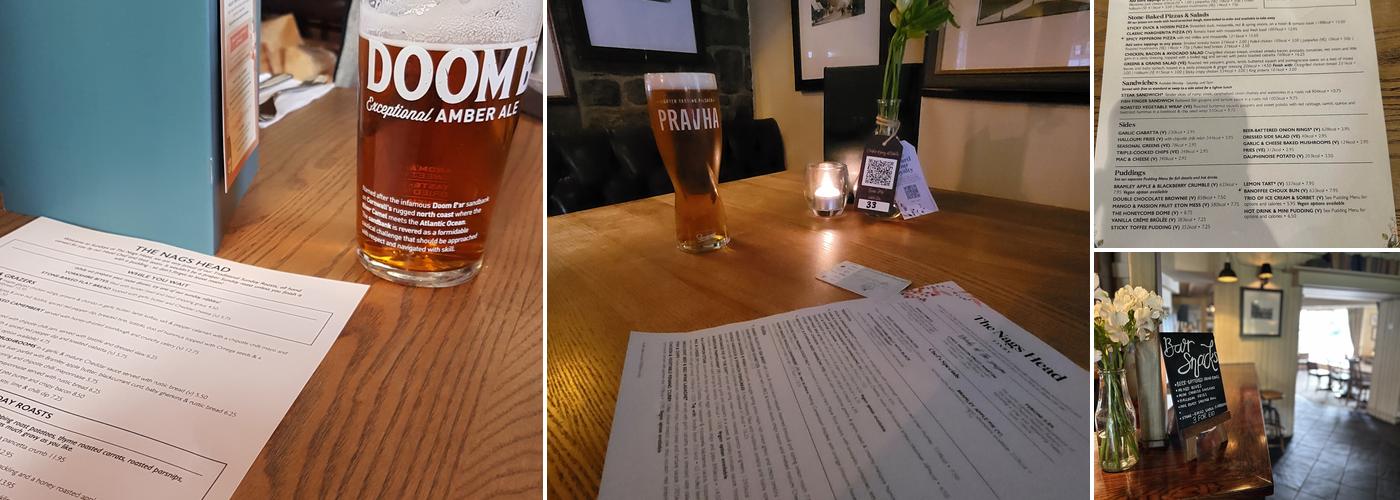The Nags Head Menu