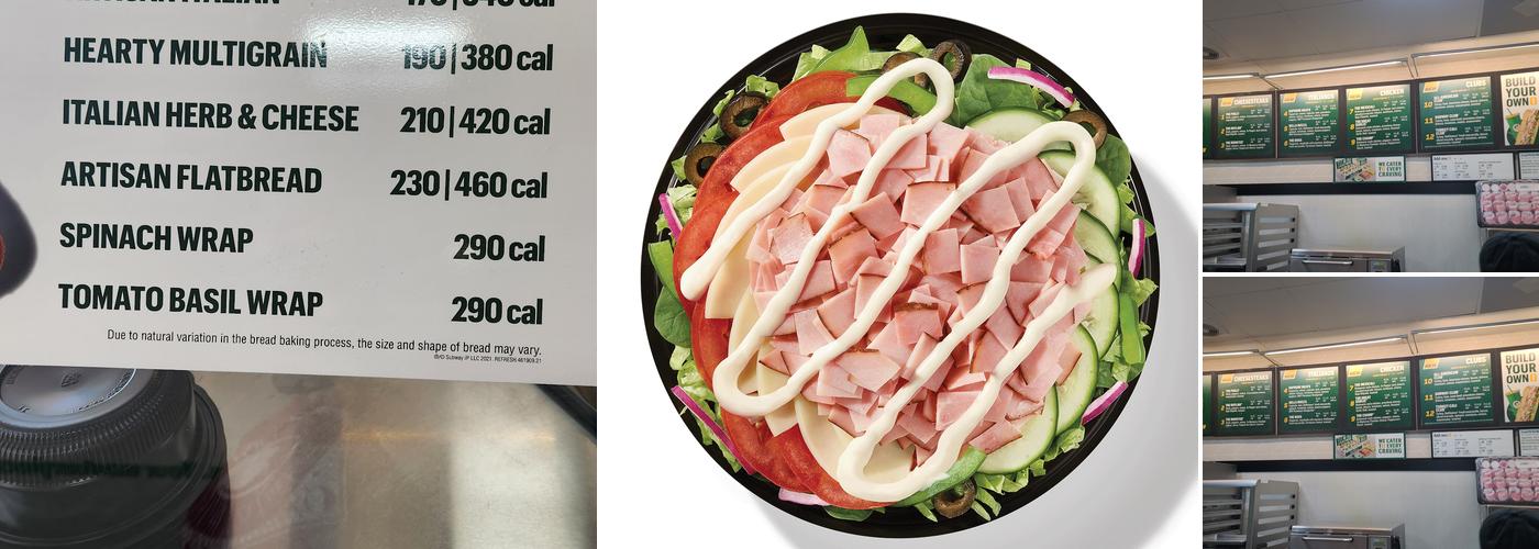 Subway Menu