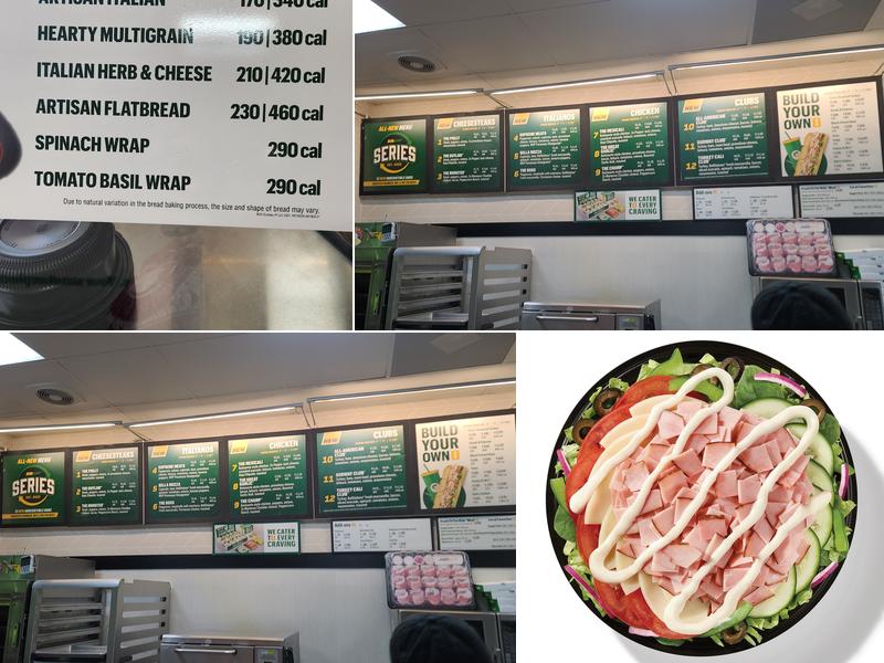 Subway Menu