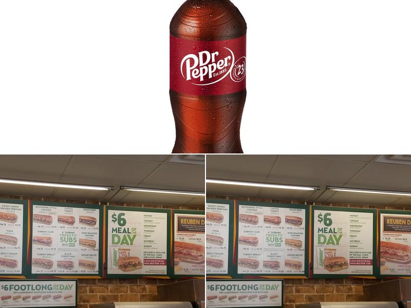 Subway Menu