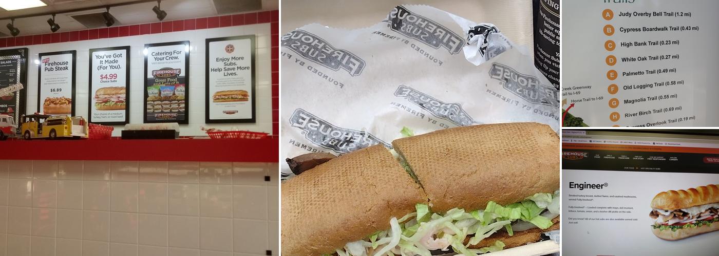 Firehouse Subs Houma Menu
