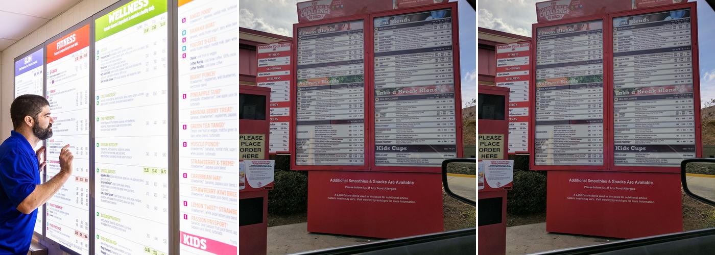 Smoothie King Menu