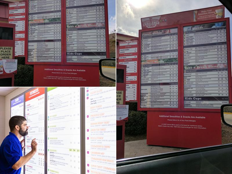 Smoothie King Menu