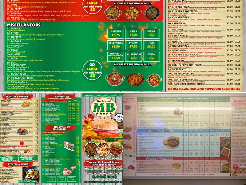 The Original Medina Bismillah Take Away Menu