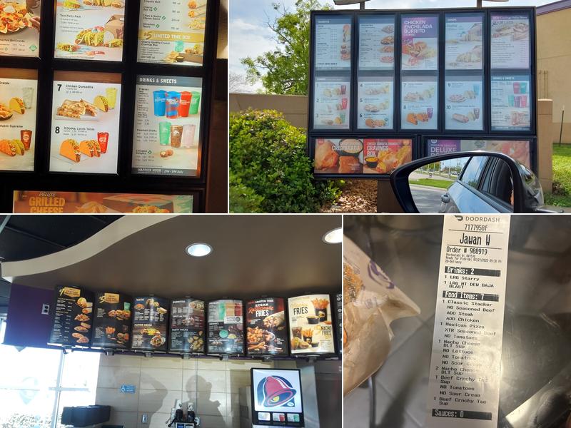 Taco Bell Menu