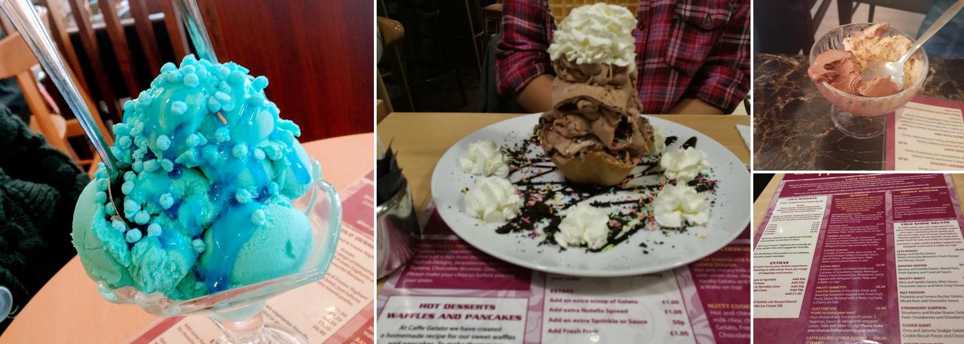 Newland Caffe Gelato Menu