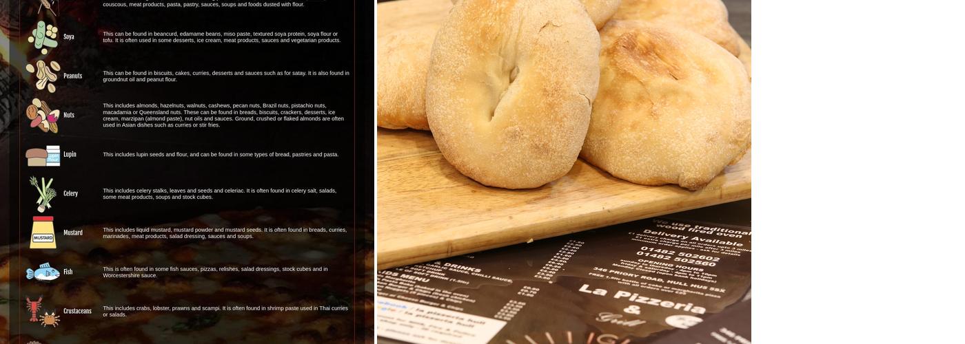 La Pizzeria & Grill Menu