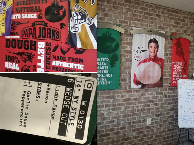 Papa Johns Pizza Menu