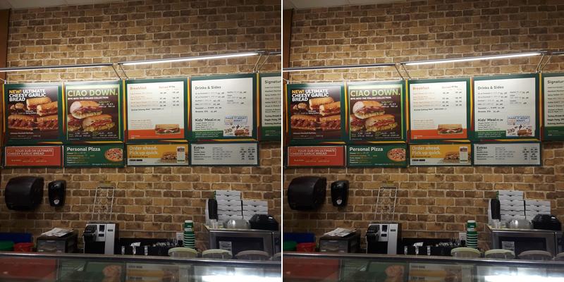 Subway Menu
