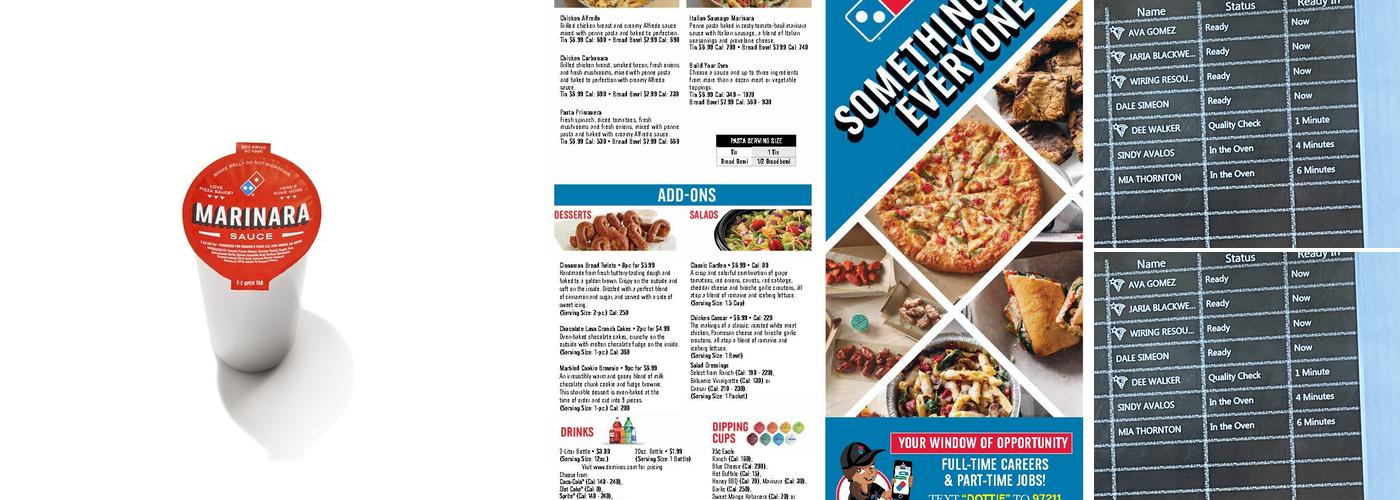 Domino's Pizza Menu