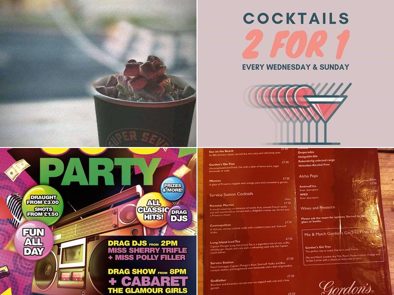 Service Station Menu