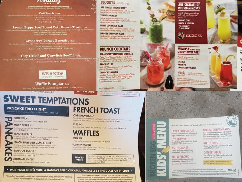 Another Broken Egg Cafe Menu
