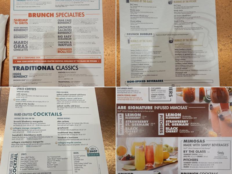 Another Broken Egg Cafe Menu