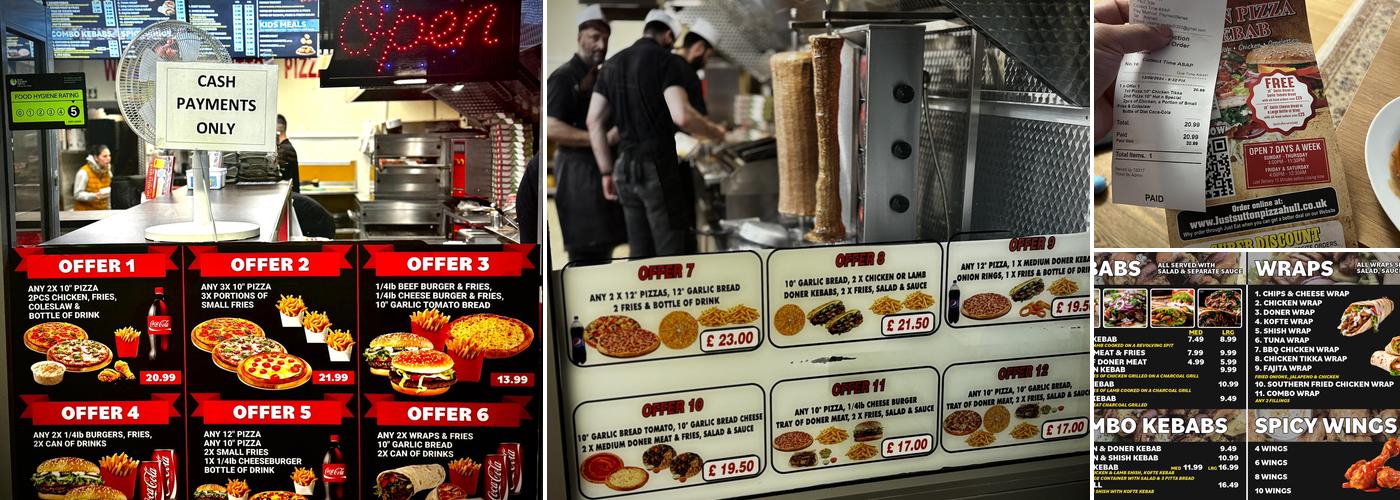 Sutton Pizza & Kebab Menu