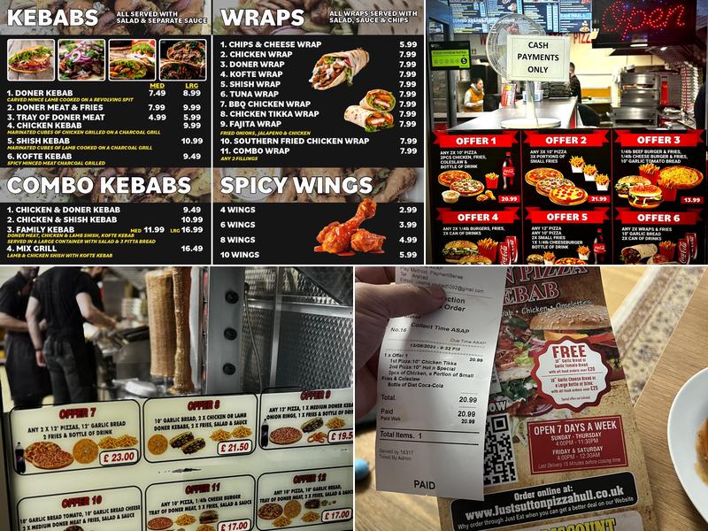 Sutton Pizza & Kebab Menu