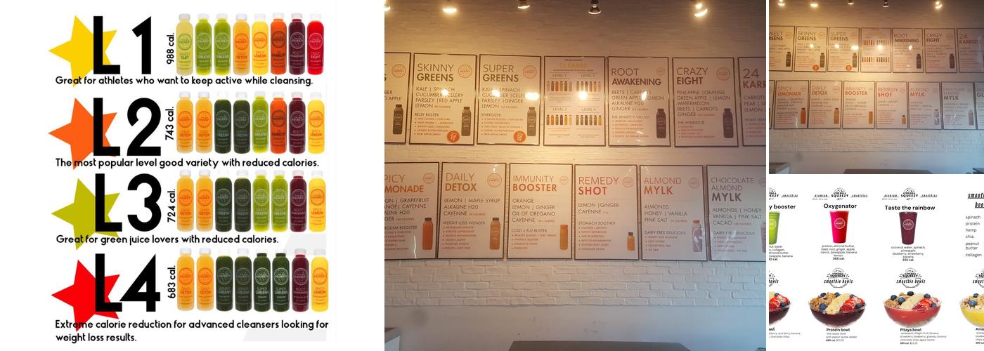 The Big Squeezy Menu