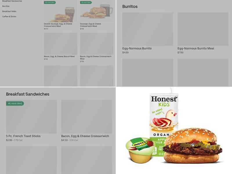 Burger King Menu
