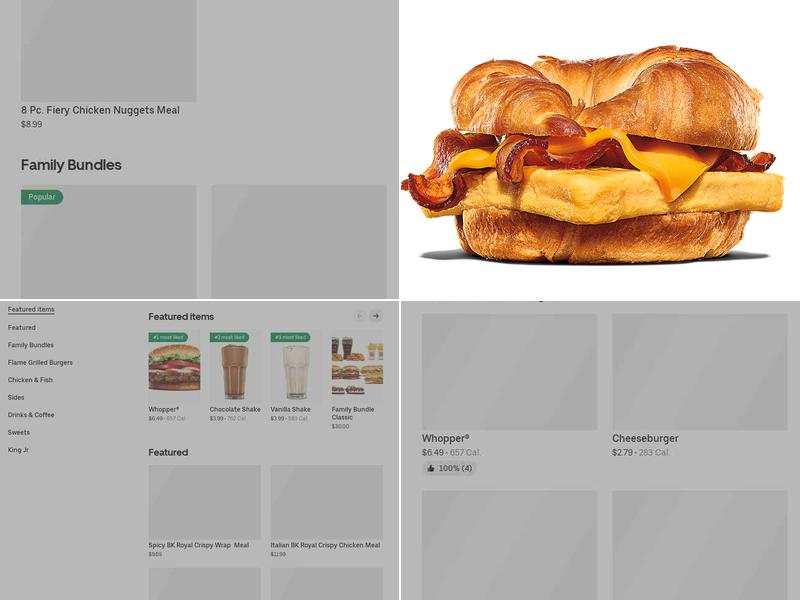 Burger King Menu